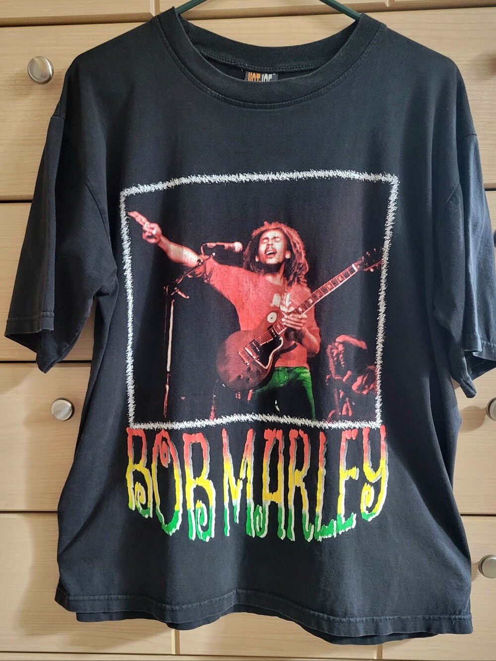 Vintage Bob Marley Black Graphic T‑Shirt